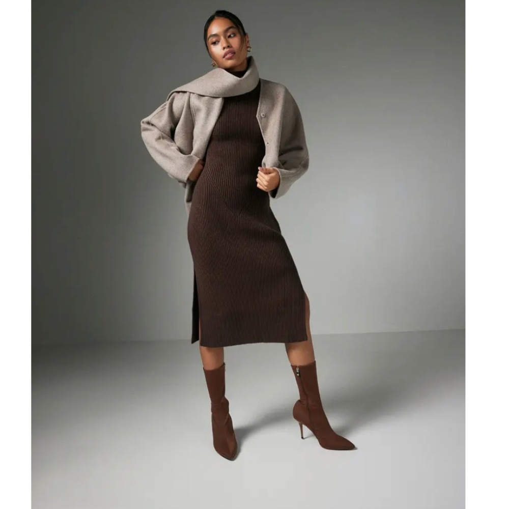 LOVE BONITO Katrin Turtleneck Midi Dress NWT